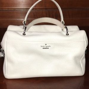 Kate Spade White Purse w/ Shoulder Strap